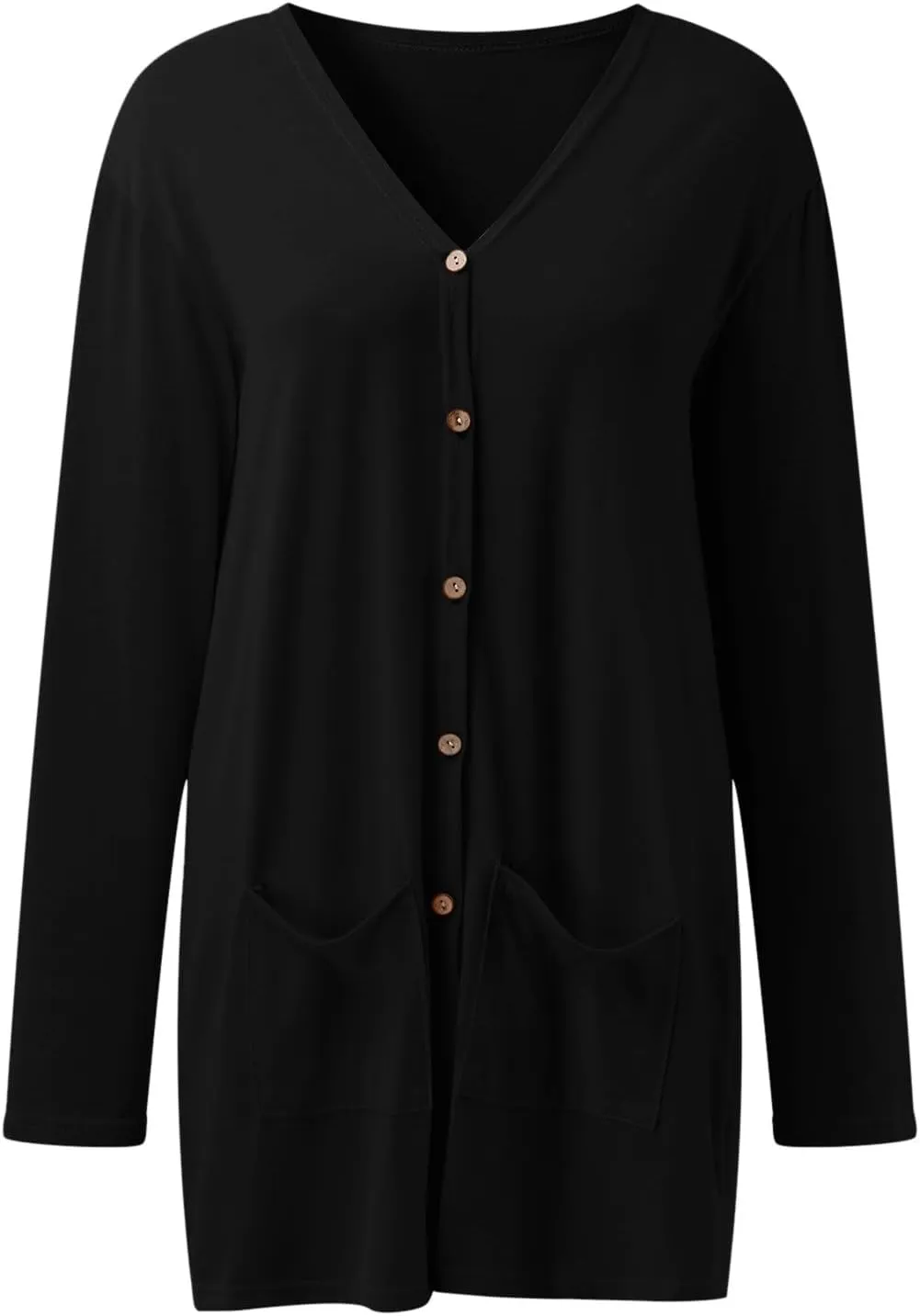 Lightweight Cardigans for Women Trendy Summer Long Sleeve Open Front Cardigan with Pockets Thin Sweaters Knit Tops