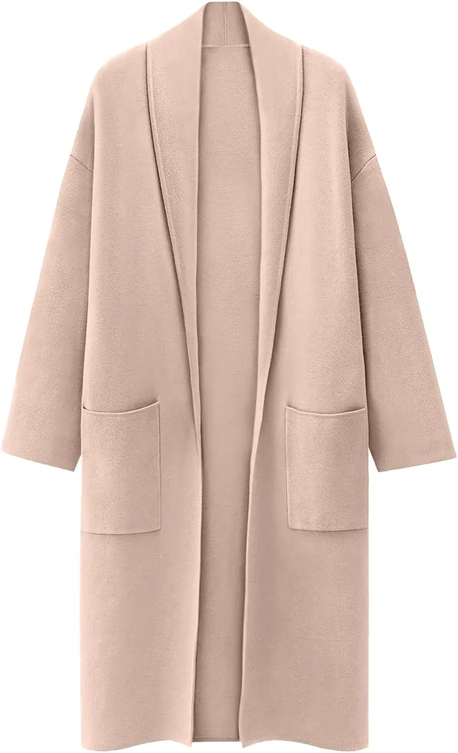 SHAOBGE Cardigan Sweaters for Women Women's Autumn and Winter Solid Color Fashionable Thin Lapel Long Womens