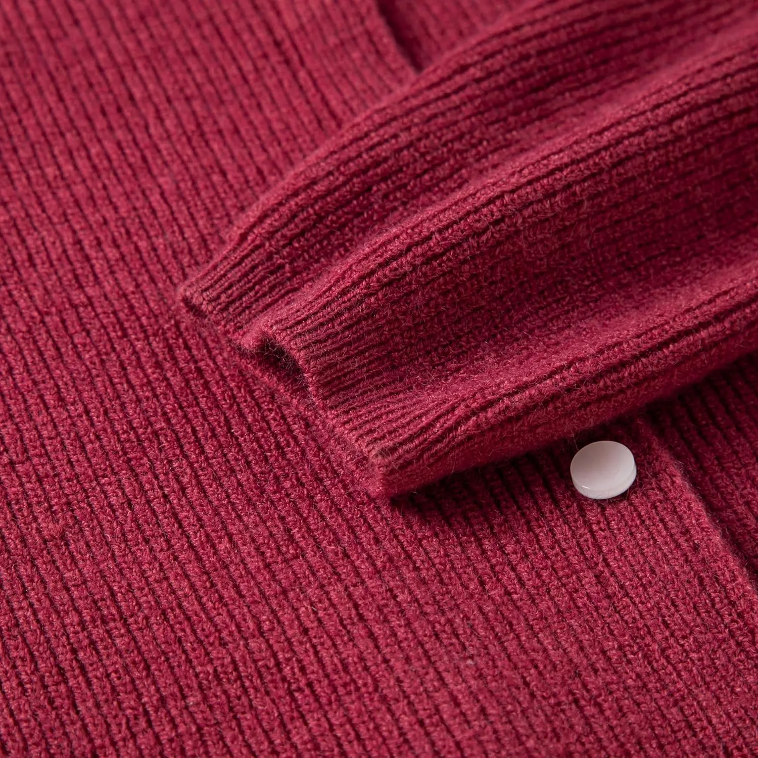 Simple&Opulence Women’s Cardigan Button Down Crew Neck Sweater Open Front Long Sleeve Lightweight Knitted Sweaters