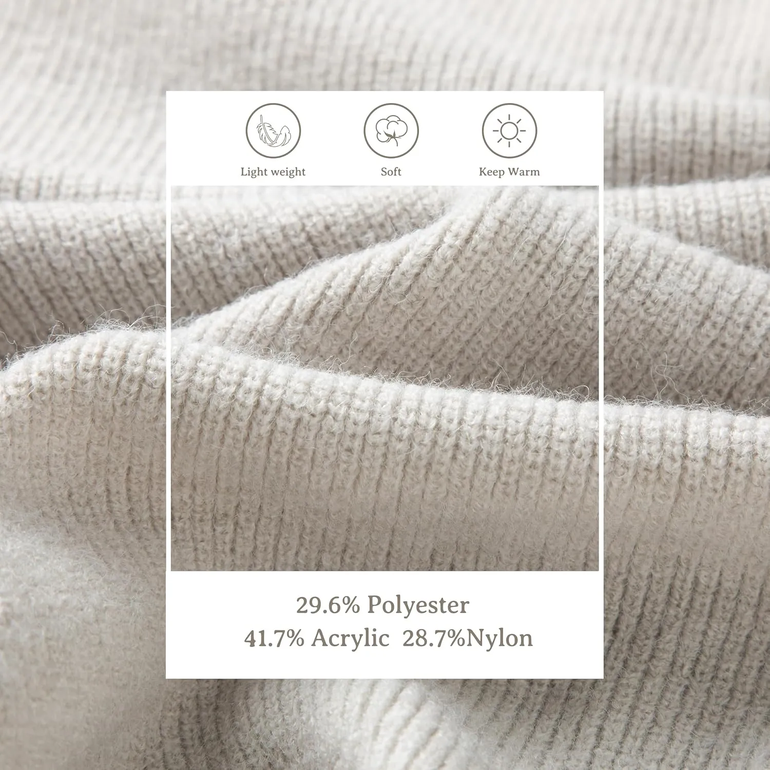 Simple&Opulence Women’s Cardigan Button Down Crew Neck Sweater Open Front Long Sleeve Lightweight Knitted Sweaters