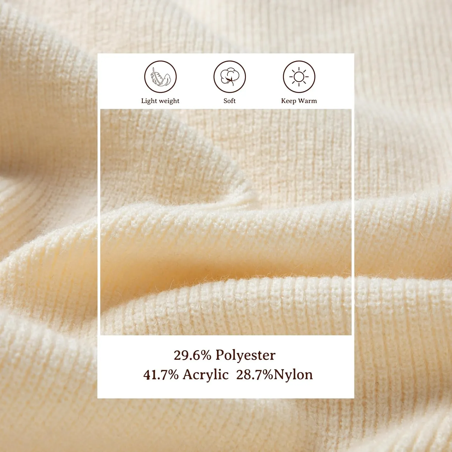 Simple&Opulence Women’s Cardigan Button Down Crew Neck Sweater Open Front Long Sleeve Lightweight Knitted Sweaters