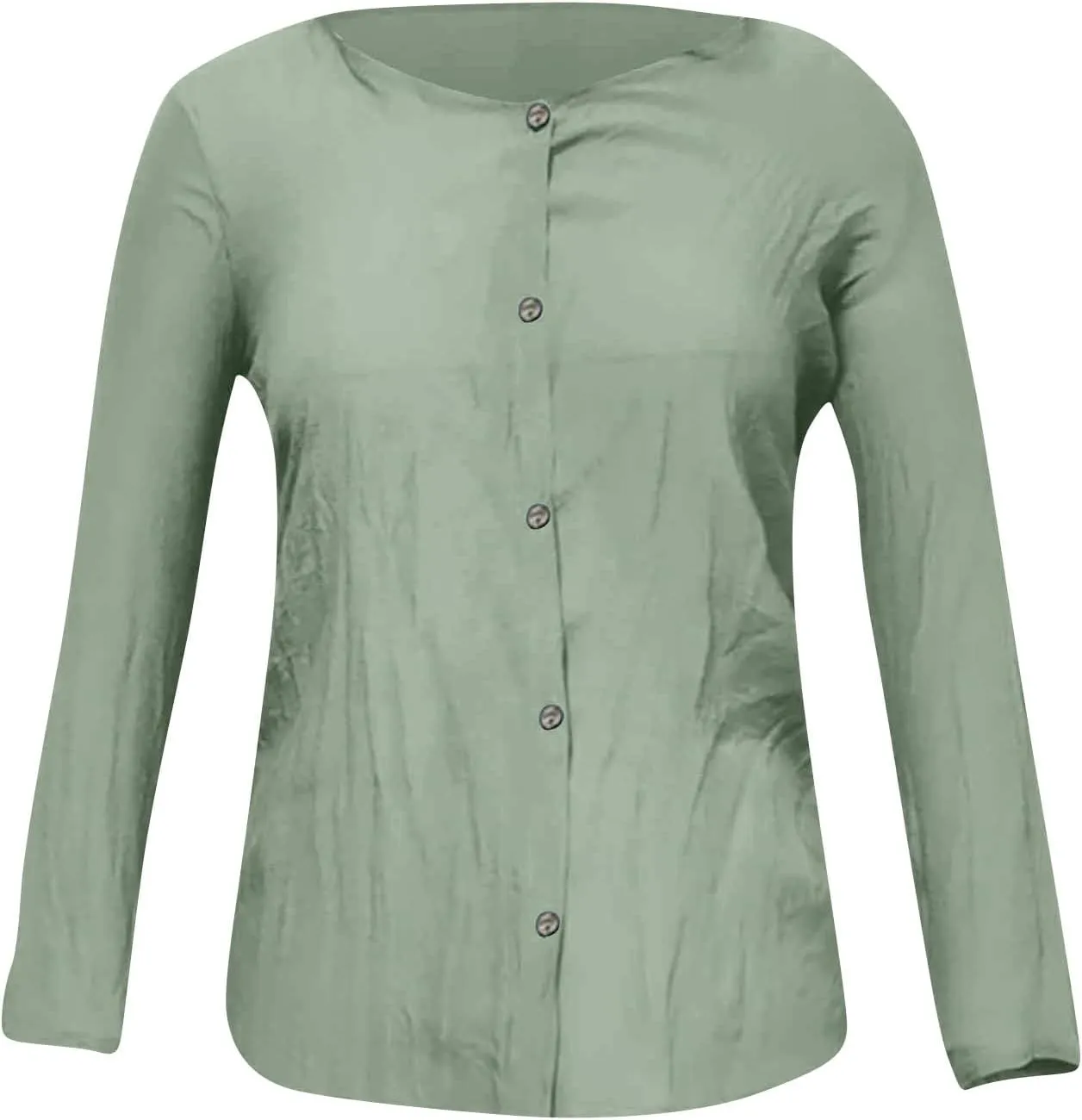 Summer Tops for Women 2025 Trendy Cotton Linen Shirt Casual Button V Neck Tunic Beach Vacation Blouses