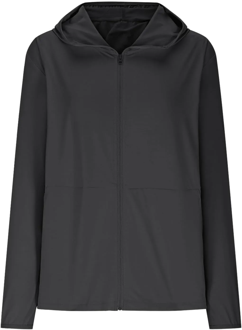Sun Shirts for Women UPF 50  Casual Hoodies UV Protection Long Sleeve Hiking Shirts Quick Dry Athletic Light Jacket