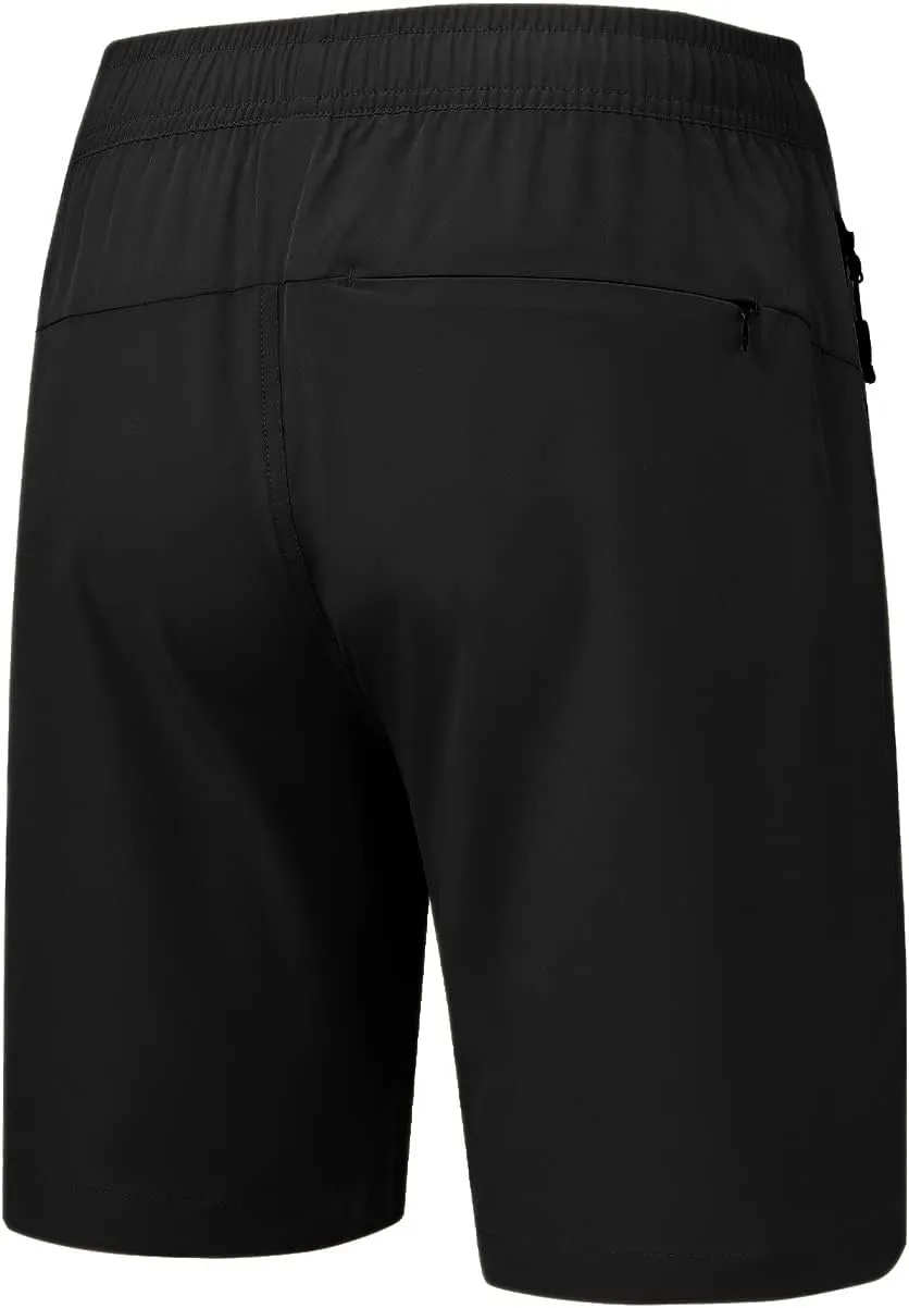 TBMPOY Men's Hiking Shorts Lightweight Outdoor Sports Shorts 7" Quick Dry Athletic Running Gym Shorts with Zipper Pockets