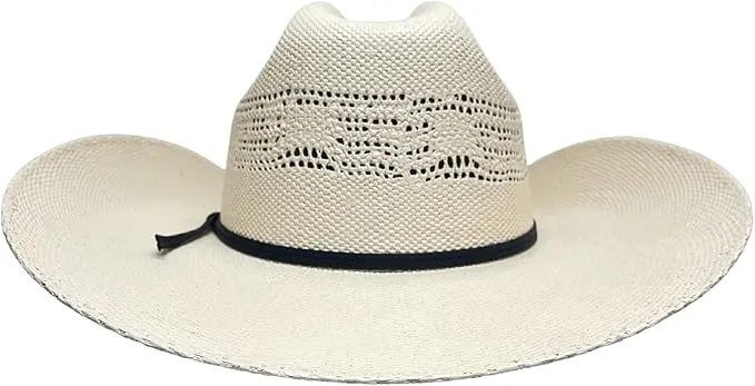 White Straw Cowboy Hat