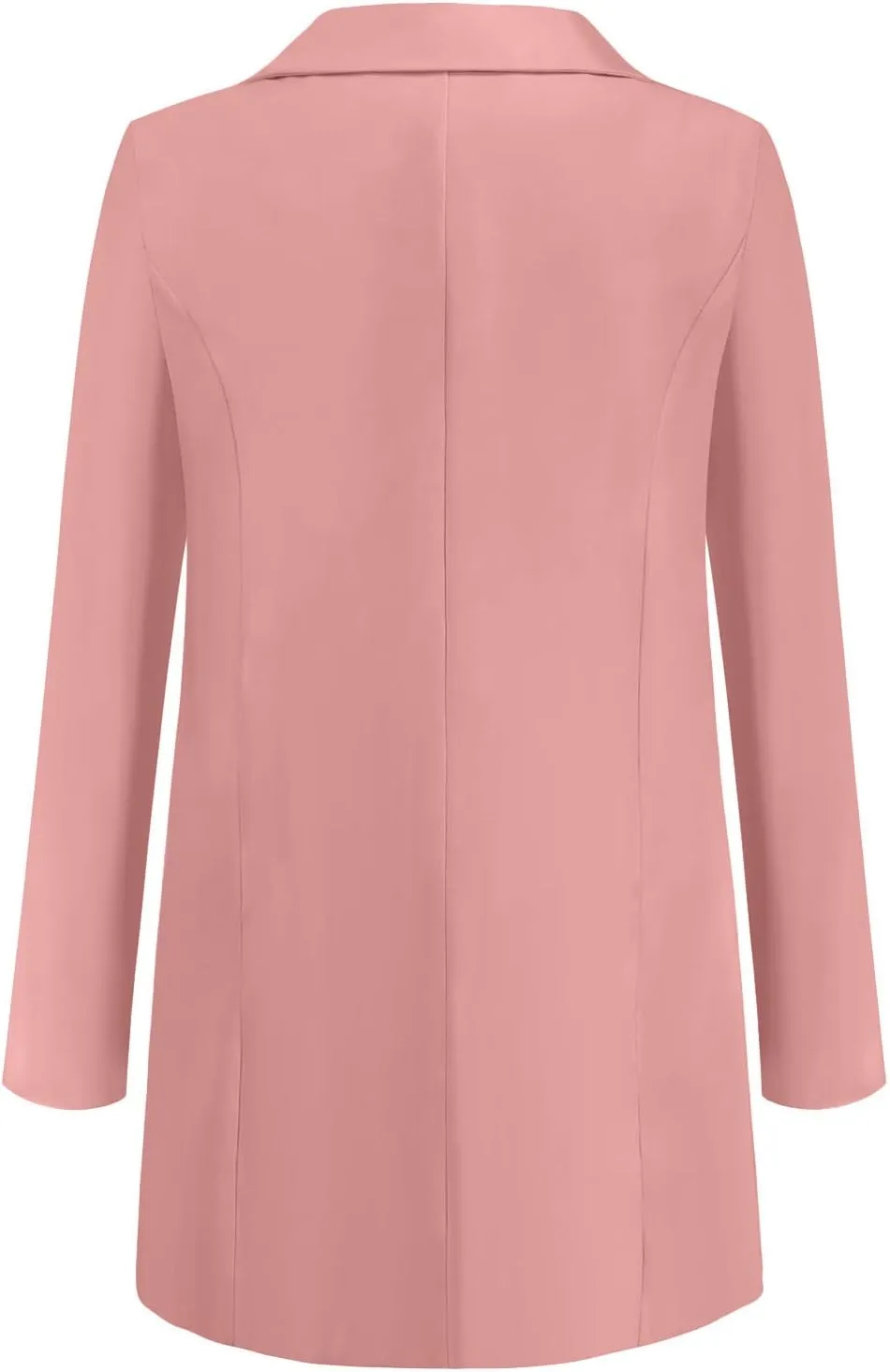Women Blazers Windproof Coat Trench Coat Autumn Spring Coat Blouse Jacket Turndown Collar Long Sleeve Outwear