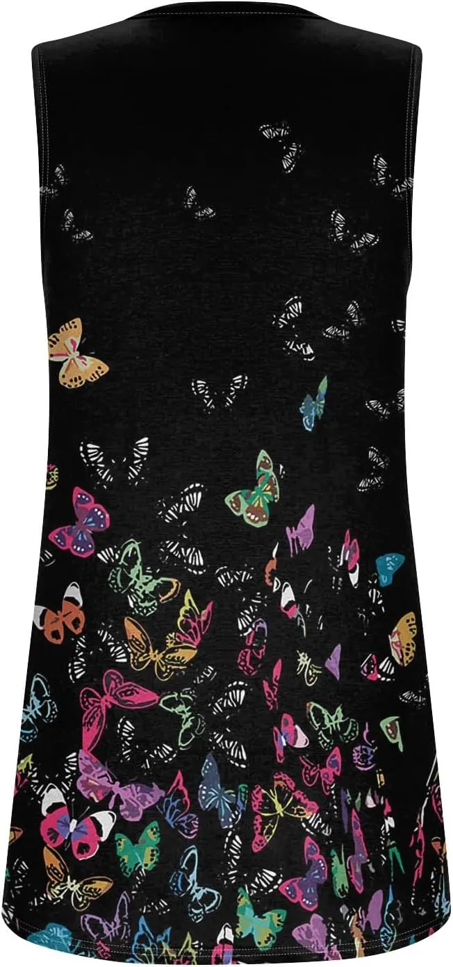 Womens Tank Tops Flowy Square Neck Shirt Loose Fit Sleeveless Blouse Soft Casual Basic y2k Going Out Clothes
